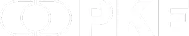 Weißes PKE-Logo auf dunklem Hintergrund, Logo für Energiemonitoring System